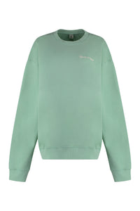 Cotton crew-neck sweatshirt