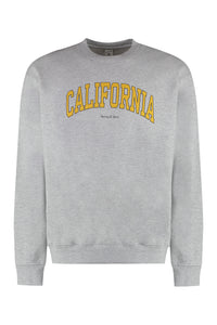 Cotton crew-neck sweatshirt