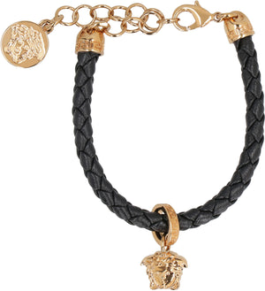 Braided leather bracelet-1