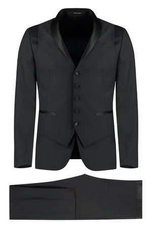 Three-piece wool suit-0