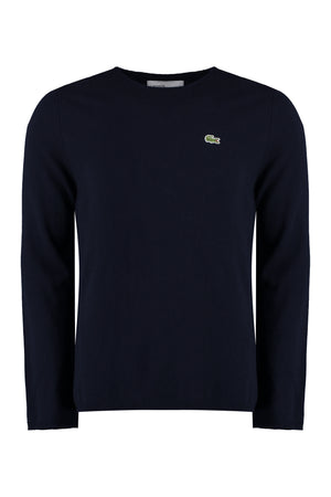 Lacoste x Comme des Garçons - Crew-neck wool sweater-0