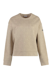 Cotton crew-neck sweatshirt