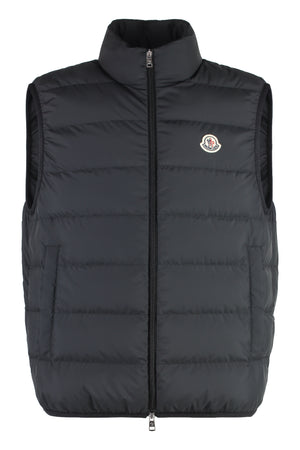 Contrin Full zip down vest-0