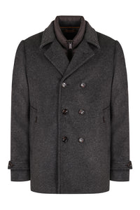 Bolgi-Le wool blend peacoat