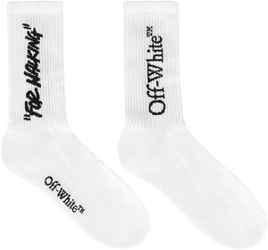 Logo cotton blend socks-1