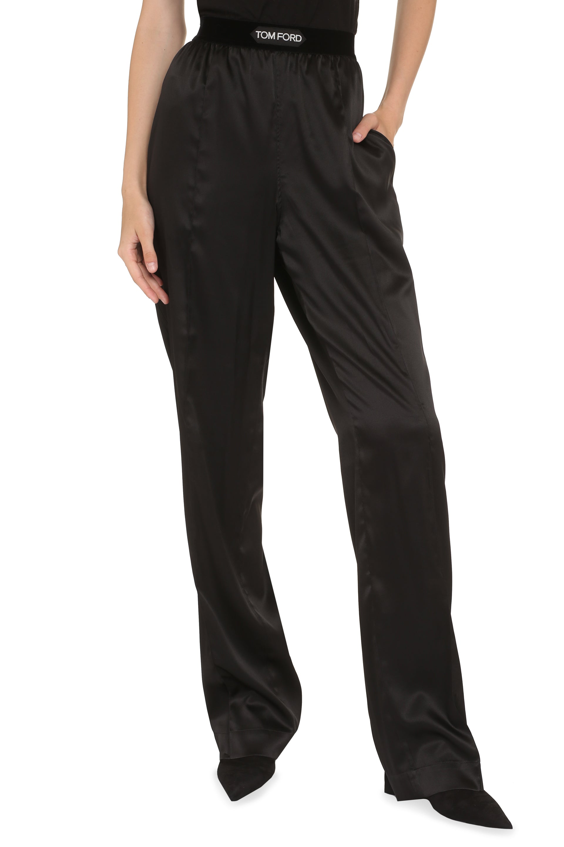 【関税&送料込み】Tom Ford Satin Pants Tom Ford - Satin trousers black - The Corner