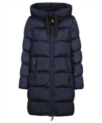 Harmony long hooded down jacket