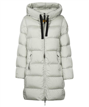 Harmony long hooded down jacket-0