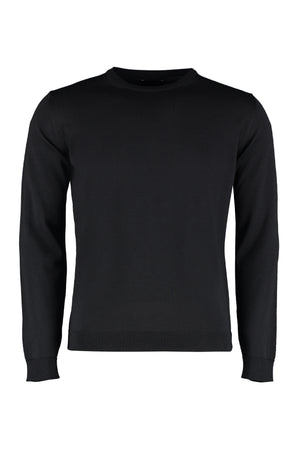 Crew-neck wool sweater-0