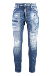 Destroyed slim fit jeans