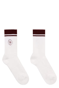 Cotton socks with logo