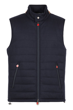 Full zip down vest-0