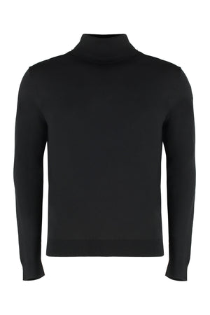 Maxell Viscose blend turtleneck sweater-0