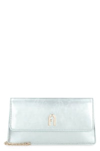 Mini Furla Diamante Leather clutch