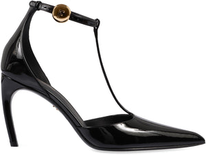 T-strap Patent leather pumps-1