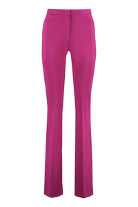 Hulka flared viscose trousers