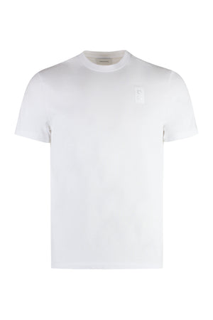 Cotton crew-neck T-shirt-0