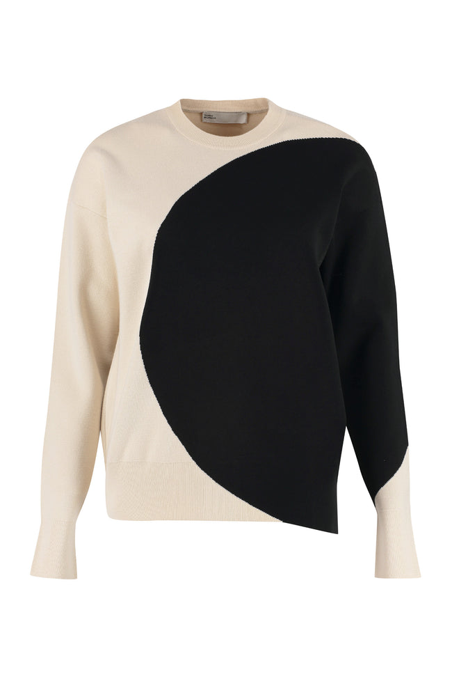 Tory Burch - Color-block pullover Ivory - The Corner