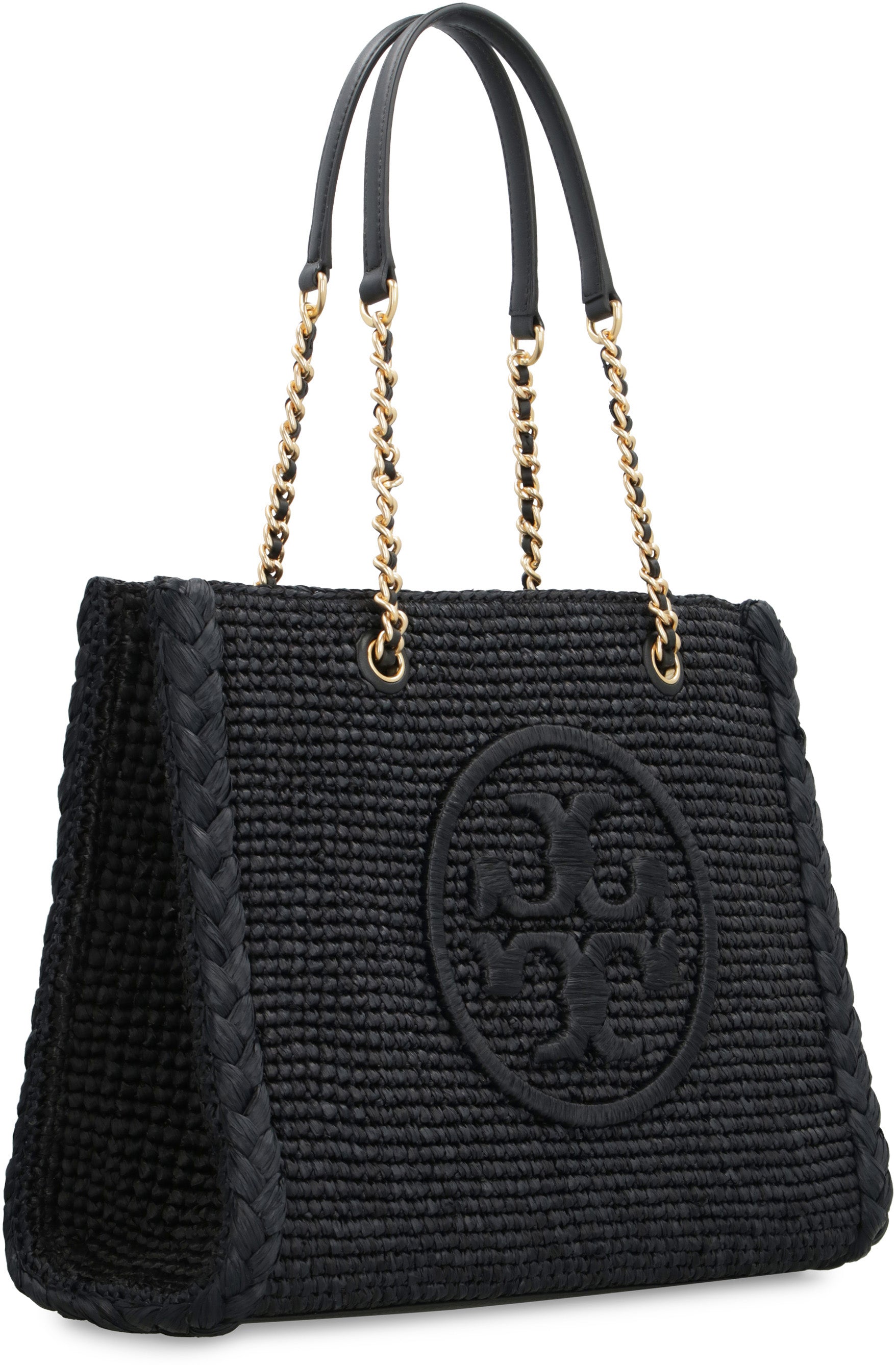 Tory Burch Ella Raffia Tote Bag - Neutrals