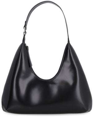 Amber leather shoulder bag-1