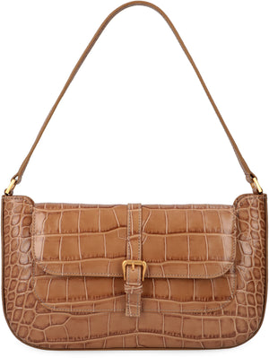 Miranda croco print leather handbag-1