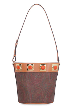 Women's Monogram Print Bucket Bag