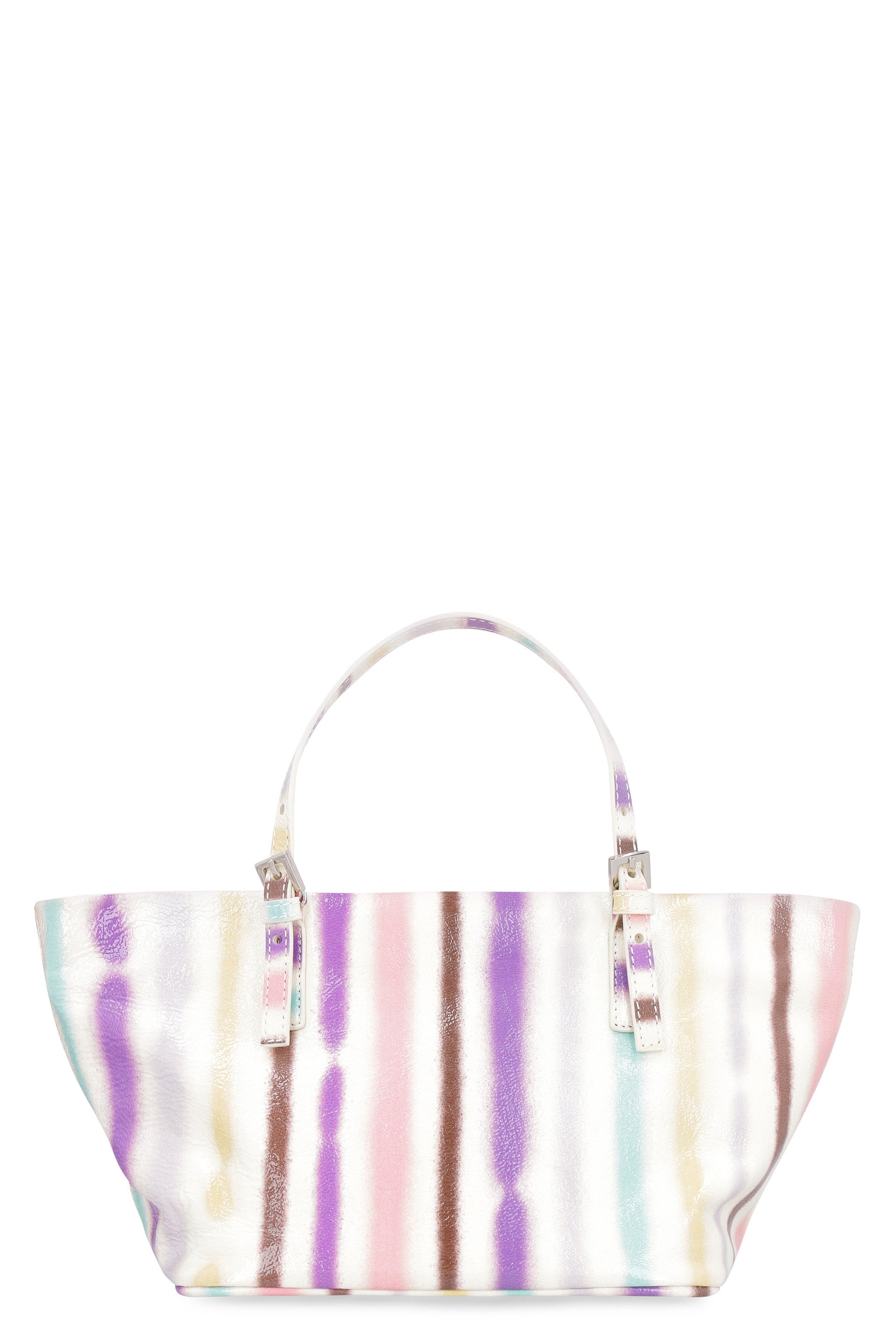 Rachel pink spray print leather bag | Designer Collection | Coveti