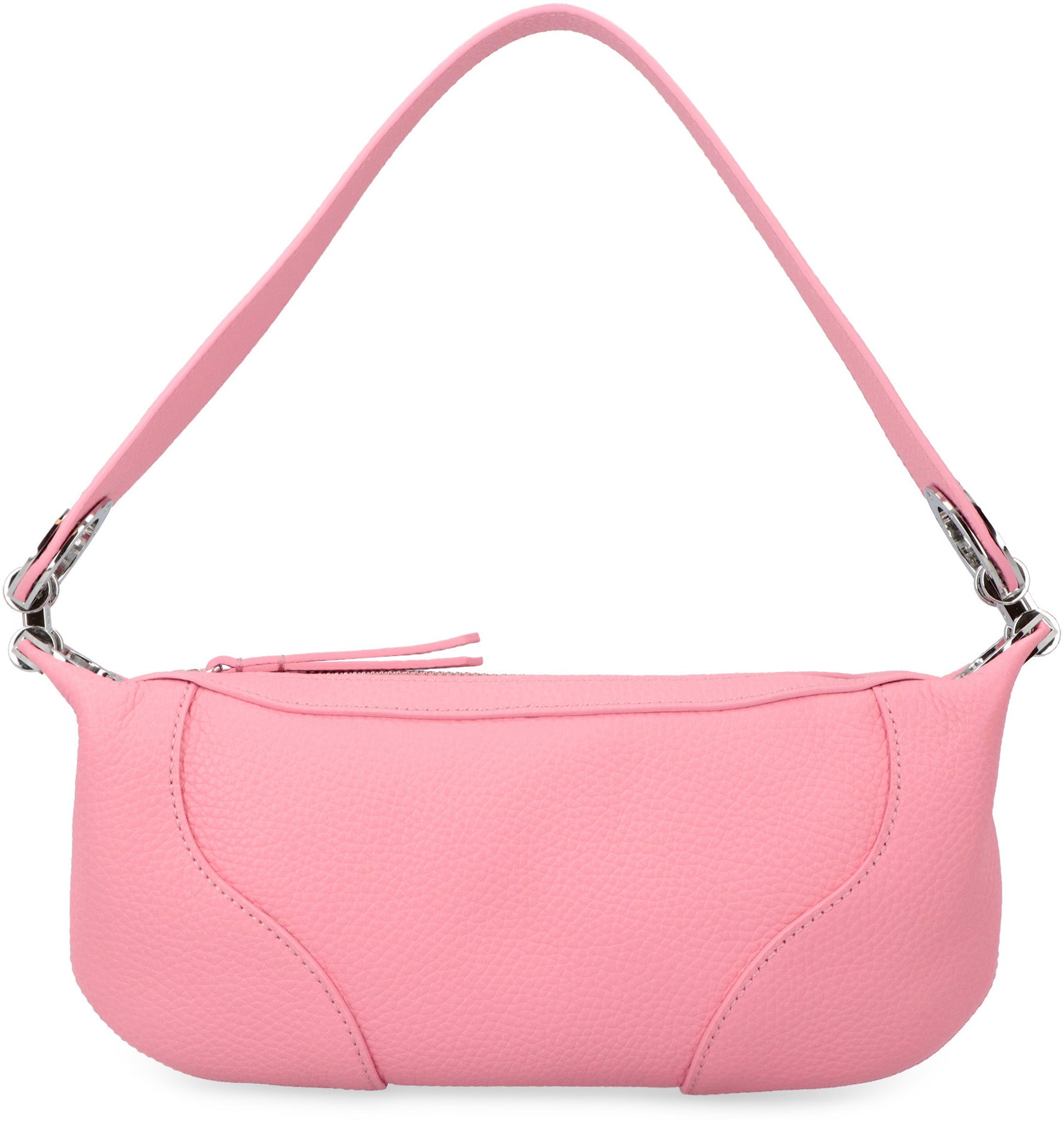 BY FAR - Mini Amira leather shoulder bag Pink - The Corner