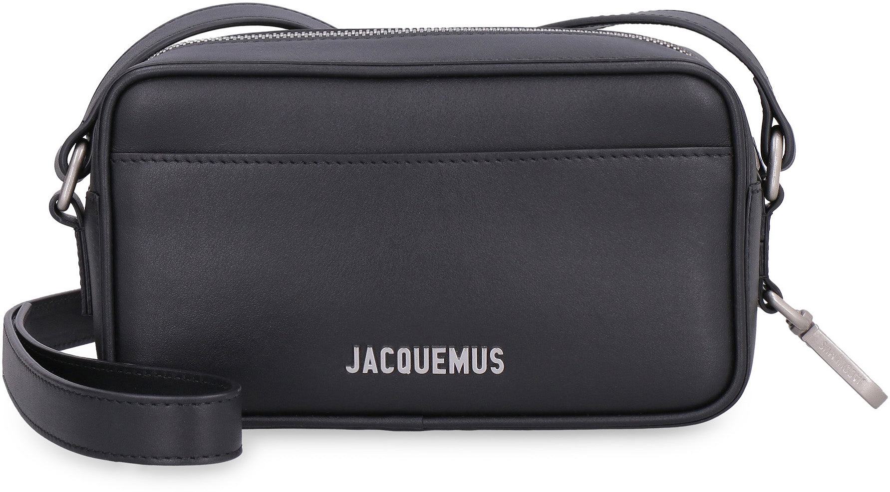 Jacquemus - Le Baneto leather messenger bag black - The Corner
