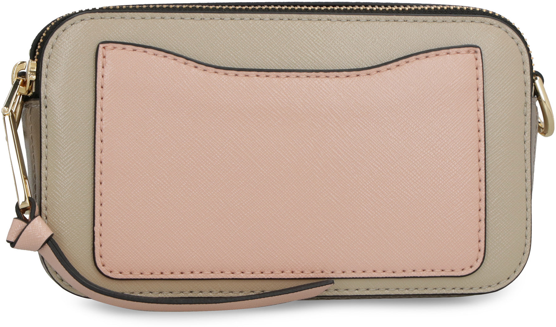 The Snapshot Leather Camera Bag in Beige - Marc Jacobs