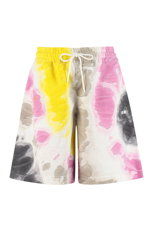 Logo print sweatshorts-0