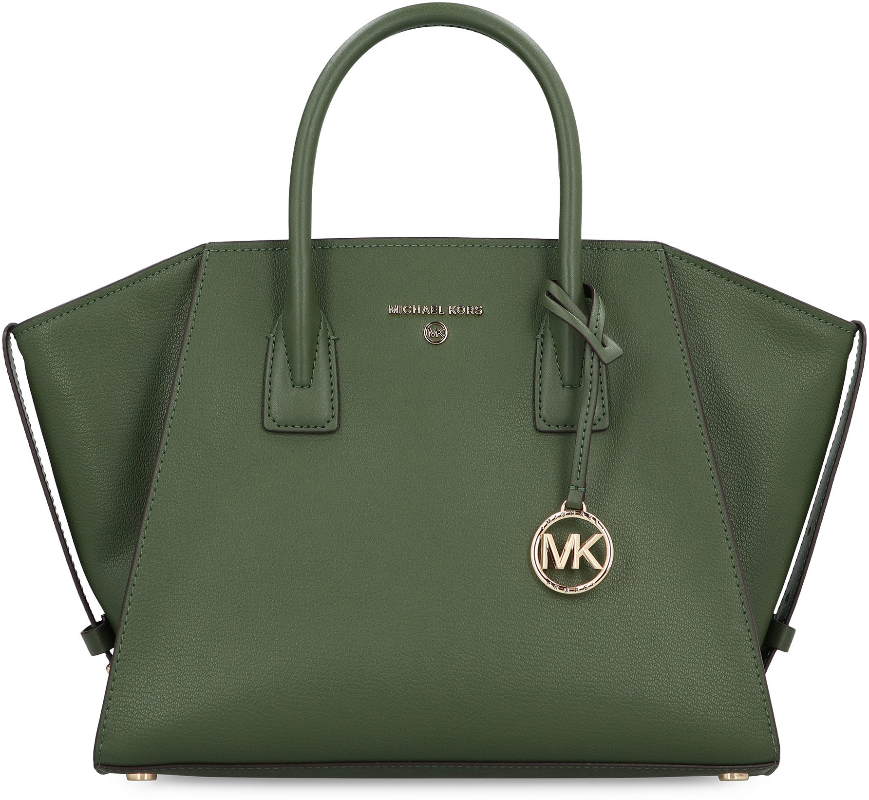 MICHAEL MICHAEL KORS Avril leather handbag green The Corner