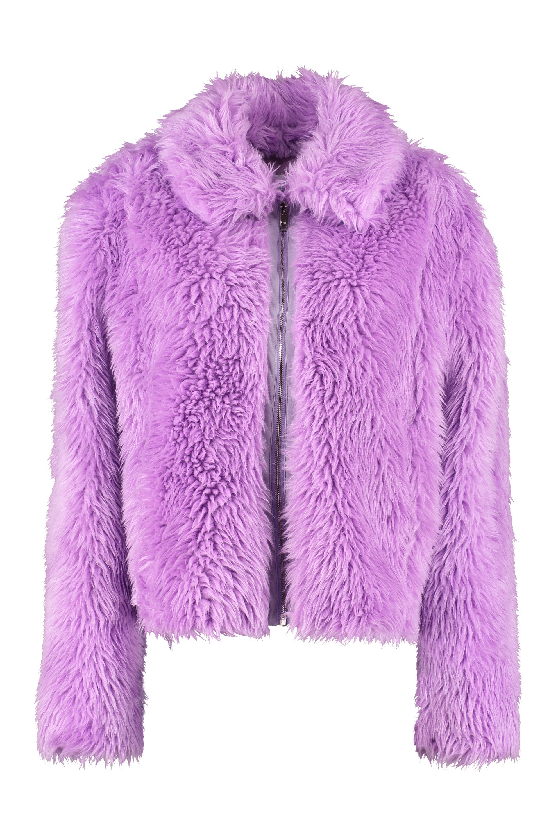 MSGM - Faux fur jacket Lilac - The Corner