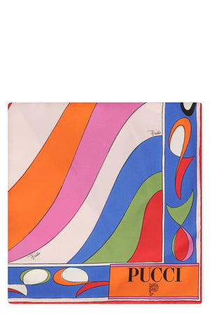 Printed Silk Scarf in Multicoloured - Pucci