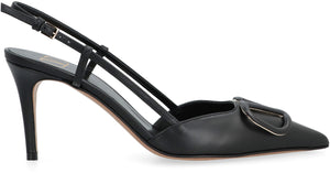 VLogo Signature leather pumps