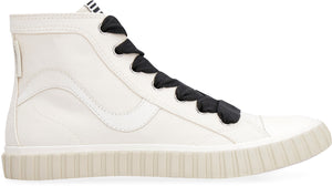 Canvas high-top sneakers-1