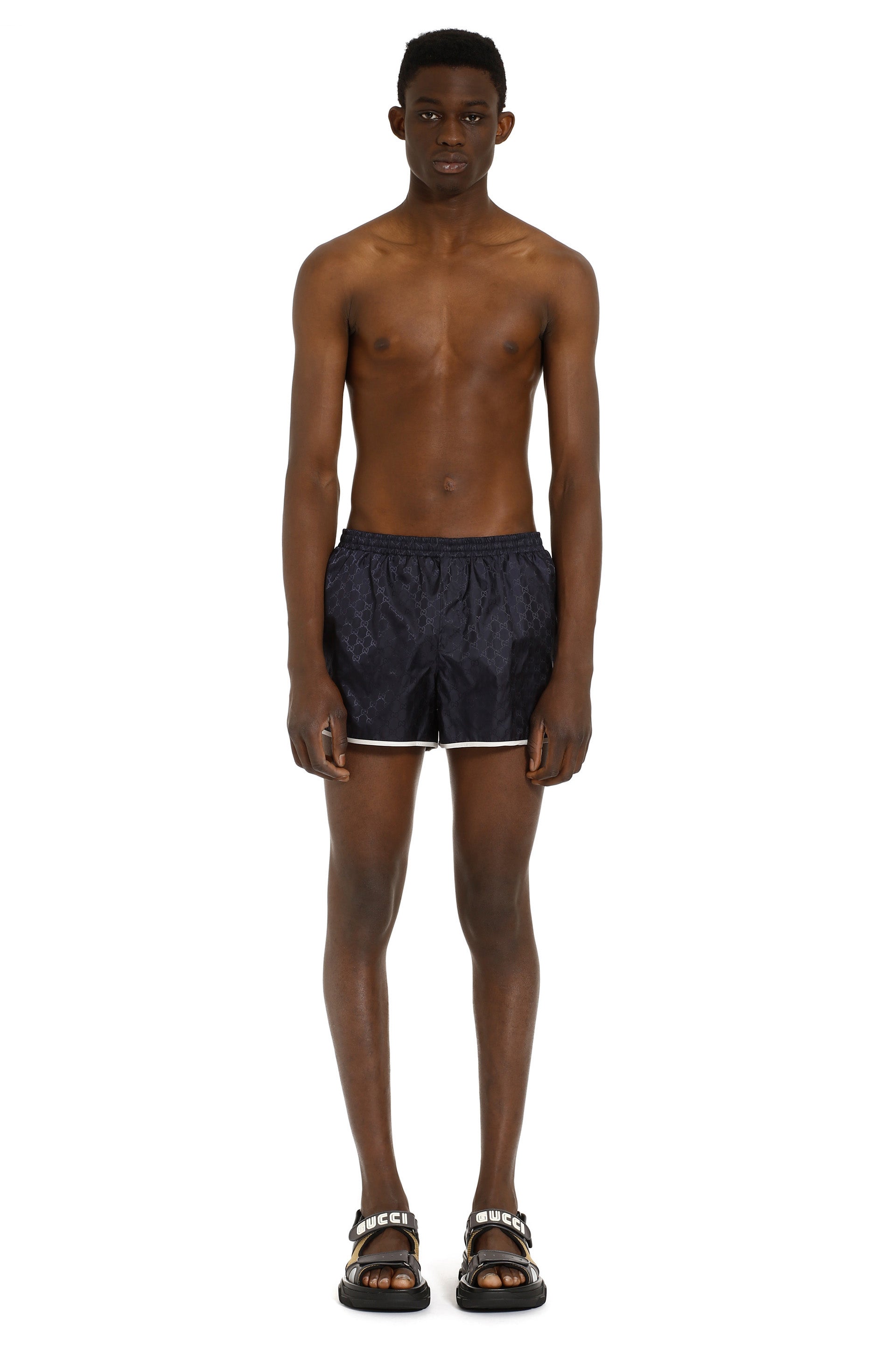 Gucci GG Nylon Swim Shorts - Blue - Boardshorts