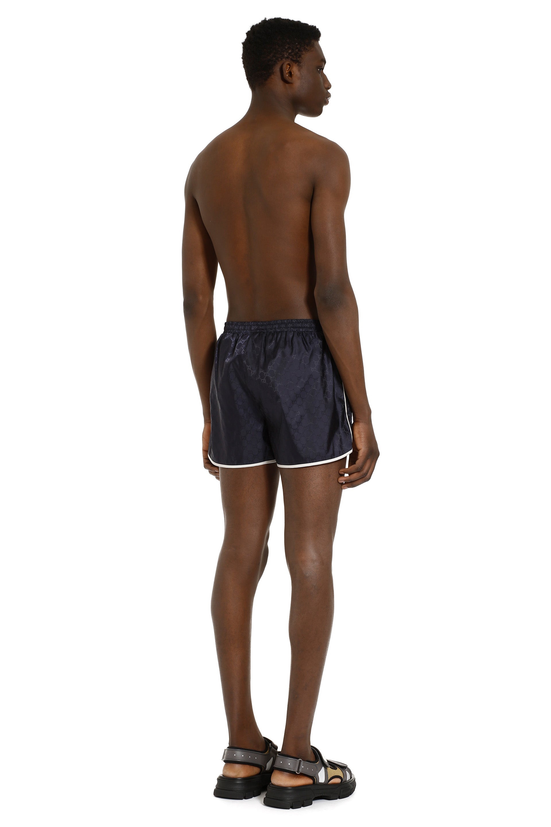 Gucci GG Nylon Swim Shorts - Blue - Boardshorts