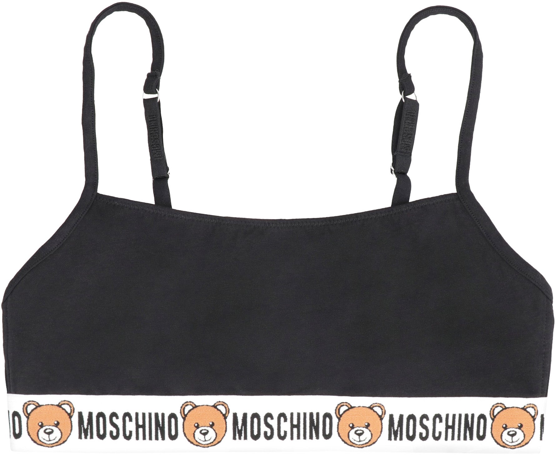 Moschino Bra With Logo in White