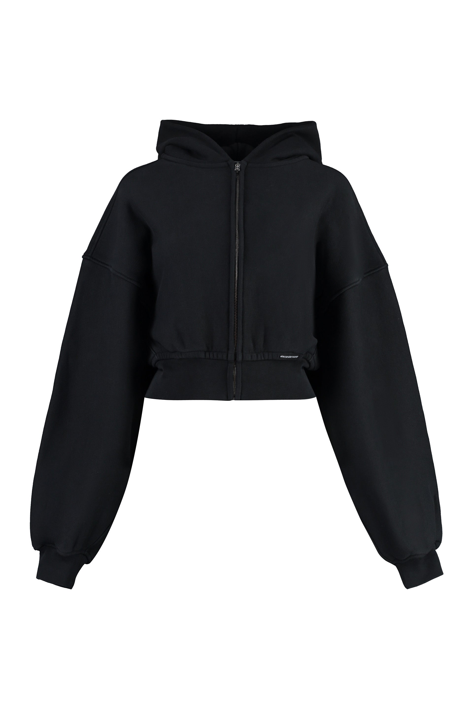 Alexander Wang Full zip hoodie black The Corner