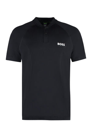 BOSS X MATTEO BERRETTINI - Technical fabric polo shirt-0