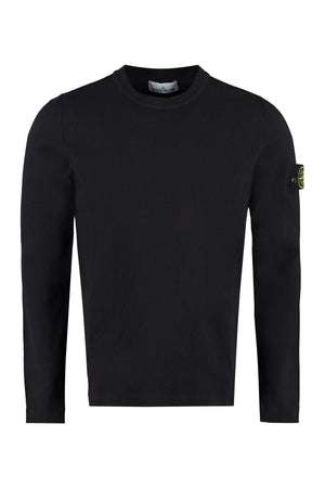 Cotton crew-neck sweater-0