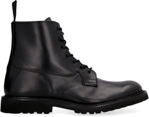 Burford leather lace-up boots-1
