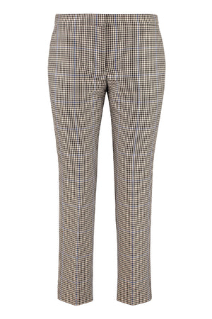 Micro houndstooth trousers-0