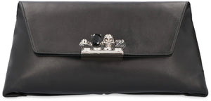 Skull leather clutch-1