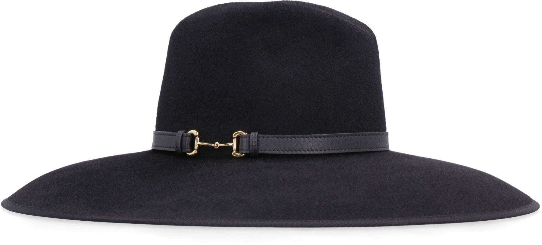 Chanel Black Felt Wide Brimmed Hat - ShopperBoard