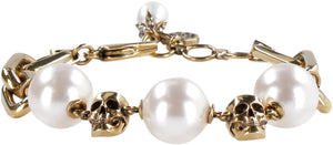 Chain bracelet with pearls-1