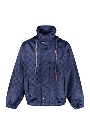 GG Nylon Canvas Jacket in Blue - Gucci