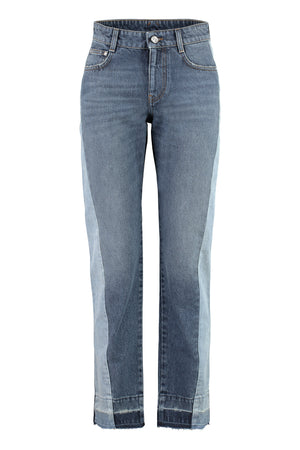 5-pocket straight-leg jeans-0