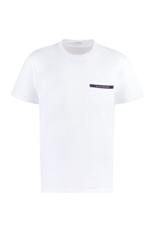 Chest pocket cotton T-shirt-0